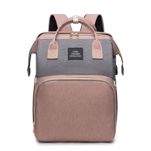Nueva Mochila Multifuncional para Pañales con Mosquitero, Personalizable, Tipo Momia, con <span class=keywords><strong>Cambiador</strong></span> - Product Image 2