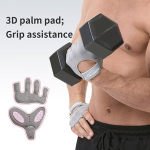 6033##Luvas de Ciclismo Sem Dedos para Treino e Fitness, Luvas de Musculação e Academia, Reabilitação com Pressão Exposta - Product Image 6