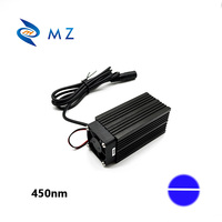 Nuevo Módulo Láser de Línea Azul de 450nm, 33x33x75mm, con Haz Delgado de 300-1000mW para Escape Room/Atrezzo de Laberinto/Lámpara de Bar/Discoteca