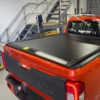 Couverture de benne rétractable en aluminium à installation rapide - 5,5 pieds, couvercle à enrouleur imperméable pour Ford F-150, Toyota Tundra, Volkswagen Amarok