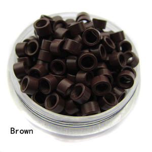 <span class=keywords><strong>Anelli</strong></span> di alluminio Nano tubi di crimpatura collegamenti 5.0mm 4.0mm Micro anello accessori intrecciare I punta capelli umani extension strumento - Product Image 4