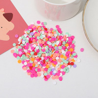 Accessoires pour coques de téléphone en PVC : Gel crème de remplissage pour slime, à paillettes colorées, en argile faite main DIY
