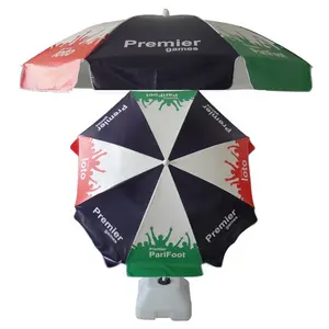 سعر المصنع Iso9001custom شمسية بلاستيك قوي الشاطئ مظلة مظلة واقية من الشمس