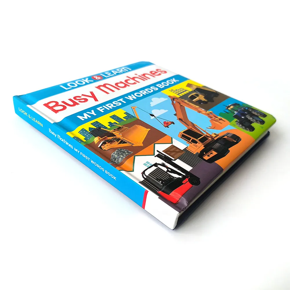 Livre pour enfants personnalisé bébé nouvelles machines occupées histoire au coucher animaux livres de conseil édition babay livre service d'impression