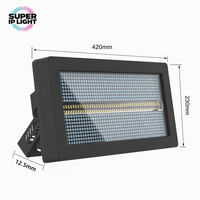 Lampu Strobo LED Profesional 400W 256 Putih + 864 RGB DMX RDM untuk DJ Disko Panggung