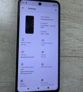 Thực Chất lượng cao điện thoại di động X7 Pro 5g điện thoại thông minh toàn cầu 5G <span class=keywords><strong>Android</strong></span> 14 7.3 inch màn hình lớn 16 + 1TB X7 Pro điện thoại thông minh Điện thoại di động - Product Image 3
