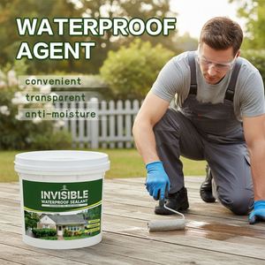 Revêtement imperméable universel anti-fuite invisible, peinture hydrofuge pour les murs et les toits de la salle de bain, pour tous les matériaux - Product Image 2