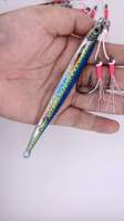 Leurre de pêche Nobby Slim Metal Jig, plombé, pour eau salée, type cuillère, appât dur artificiel, pour pêche depuis le rivage