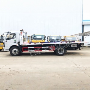 DongFeng 4X2 <span class=keywords><strong>10</strong></span> tonnes camion à plat bon marché dépanneuse camion de remorquage pour la vente - Product Image 4