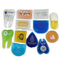 Sacs de glace mous réutilisables en PVC mignons packs de glace en gel chaud et froid pack de glace d'urgence pour fièvre blessure peut être imprimé logo