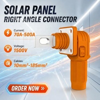 Connecteur de stockage d'énergie IP67 1500V DC 70A-500A, prise et prise de courant haute tension pour systèmes solaires ESS et armoires