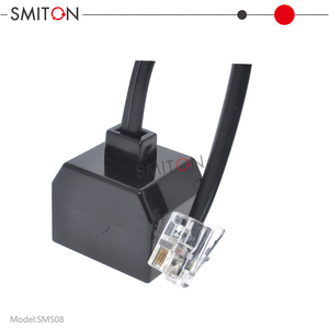 <span class=keywords><strong>Adaptador</strong></span> Divisor de Línea Telefónica <span class=keywords><strong>RJ9</strong></span> 4P4C Macho <span class=keywords><strong>a</strong></span> Doble Conector Hembra <span class=keywords><strong>RJ9</strong></span> 4P4C con Filtro - Product Image 5