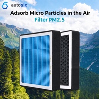 AUTOSIX Nouveau filtre à air conditionné au charbon actif de qualité N95 compatible avec BYD Qin Han Song Plus Yuan Pro Seal Seal Spirit Mod
