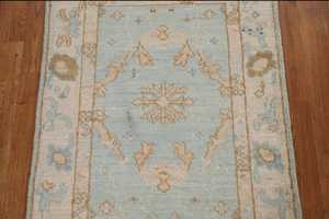 New Handmade Light <b>Brown</b> Oushak Traditional Accent Carpet Customizable 9x12 feet Indian Foyer Rug <b>Wool</b> and Cotton Material - Product Image 3