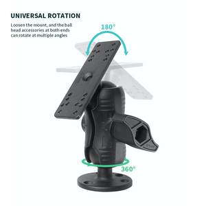 ฐานยึดกล้องหาปลาแบบ Heavy Duty ขนาด 2.25 นิ้ว VINmounts, แขนยึดแบบ Dual Socket ขนาด D ใช้ได้กับขายึดสำหรับเรือ รุ่น VIN-D-006 - Product Image 5