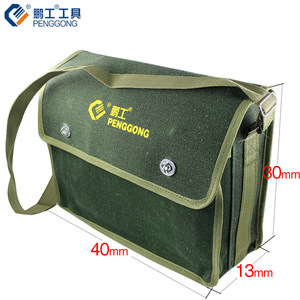 Penggong Tool Duffle Bag 600D Oxford Cloth Green Multi Compartment Large Capacity For Telecom Tools - Product Image 2