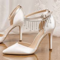 Applique 3D en fer et strass faite à la main, avec franges, chaîne à pampilles et garniture en cristal, pour robes, fournitures de loisirs créatifs, mariage, DIY, Noël
