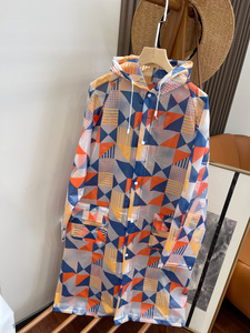 Traslucido stampato alla moda <span class=keywords><strong>impermeabile</strong></span> EVA <span class=keywords><strong>poncho</strong></span> antipioggia per uomini donne di emergenza per campeggio trekking pesca ciclismo - Product Image 2