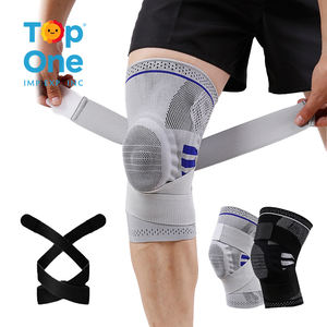 Top One Fitness Sports Protector Gear Bandage élastique Coussinets en silicone Volleyball Genouillère Support - Product Image 1