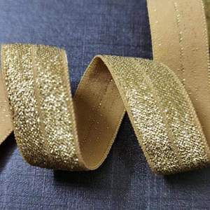 Fascia elastica in oro Chiny Jacquard nastro di Spandex all'ingrosso di alta qualità per biancheria intima e vestiti - Product Image 2