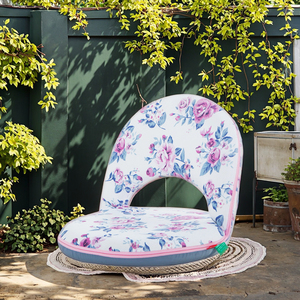 Silla de soporte de cintura multifuncional de terciopelo de cristal, cómoda <span class=keywords><strong>cama</strong></span> plegable, estilo de Luna para picnics de viaje en la playa - Product Image 2