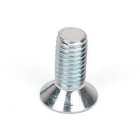 Vis à tête fraisée cruciforme en acier au carbone GB 819 de grade 4.8, plaquées zinc couleur