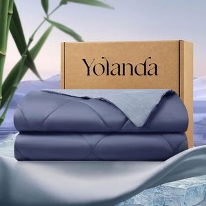 2025 New Custom Lightweight Quilt Summer Cooling <b>Blanket</b> with Double Side Cooling Throw <b>Blankets</b> for Hot Sleepers - Product Image 1