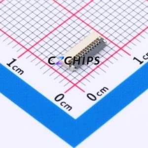 FPC-0.5FX12PWBH10 FFC/FPC Connector SMD,P=0.5mm,Horizontal Mount Connector Flip Cover Type Bottom Contact 12P 0.5mm - Product Image 1