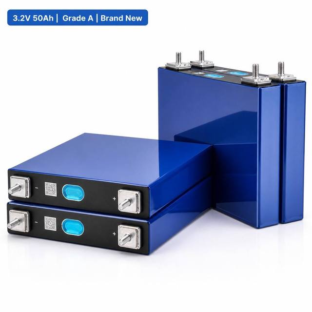 3.2V 50Ah LiFePO4 Battery Cell Rechargeable Lithium Iron Phosphate Battery for Energy Storage