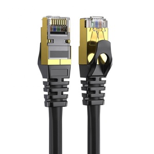 Cable de Red Ethernet LAN Cat7 SSTP SFTP, 28AWG, Chapado en Oro, RJ45 8P8C, Cobre Puro, 0.5m-50m - Product Image 4