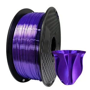 CREAT3D OEM/ODM可选颜色1.75毫米1kg/卷丝PLA 3D打印机灯丝闪亮的丝绸，如用于3D打印机的PLA 3D灯丝