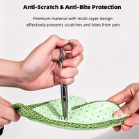 Gants de toilettage multifonctionnels portables 2026 avec fonction pulvérisation, anti-statiques, écologiques, pour l'élimination des poils de chats et chiens, et massage