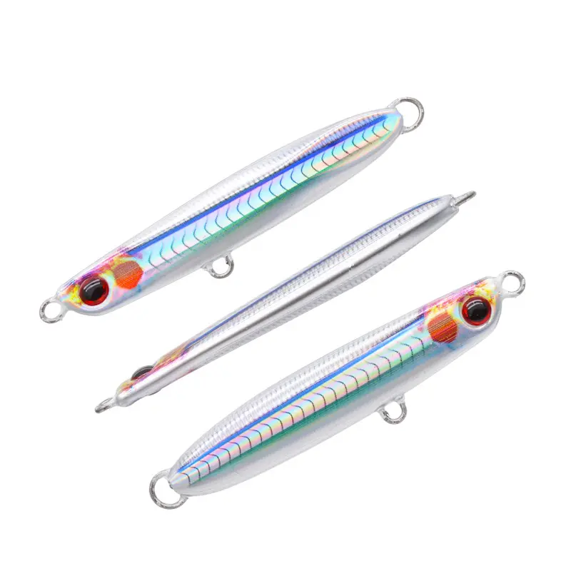 32g Inshore uzun döküm Metal kurşun Jigs cazibesi yem tuzlu 3D baskı bas uskumru balıkçılık jig cazibesi