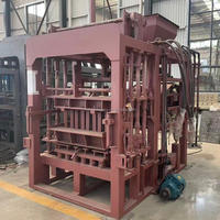 Machine automatique de fabrication de blocs de béton QT4-15E, haute efficacité, ligne de production de blocs et de briques Siemens PLC pour usage industriel