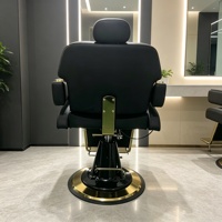 Fauteuil de coiffure robuste en métal pour salon de coiffure ou salon à domicile, idéal pour la coupe de cheveux - Vente en gros