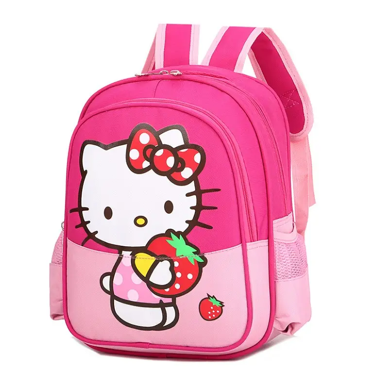 Cute Cat Design Cartoon School Bags Kids Backpacks Girls Bags School