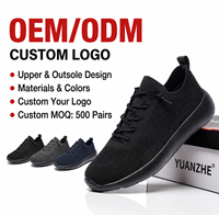 Nouvel Arrivage Chaussures de Marche Basses en Maille à Enfiler avec Logo Personnalisé, Semelle Intermédiaire EVA Respirante et Amortissante, Toutes Saisons, Vente en Gros