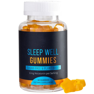 Melatonin Gummies Extra Strength Sleep Gummy Vitamins 6mg Natural Sugar-Free Sleeping Gummies for Adults and Kids