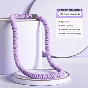 Aro de Ejercicio Hula Hoop Antideslizante de Polipropileno con Resorte de Acero con Memoria, Absorción de Impactos, Desmontable, con Peso, Certificado SGS ROHS - Product Image 4