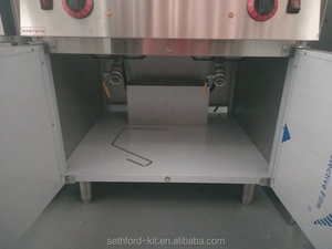 Commercial Kitchen Vertical 30+30L Double Tanks Two Baskets <strong>Electric</strong> <strong>Potato</strong> <strong>Chip</strong> Deep Fat <strong>Fryer</strong> With Timer - Product Image 6