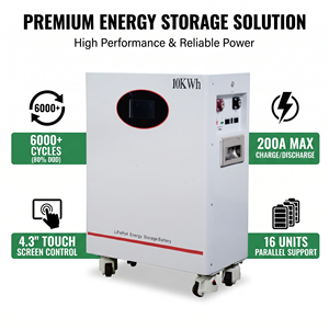 Premium 10kWh <b>Floor</b>-Standing Energy Storage Battery Lithium Iron Phosphate Battery for <b>Van</b> Solar Power System - Product Image 3