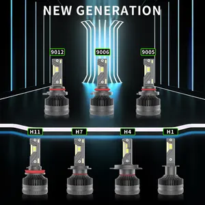 Yufing A10 90W 3 Hot Pipes LED Headlamps Super Bright 18000lm LED White Light Car Accessories Universal Lamps