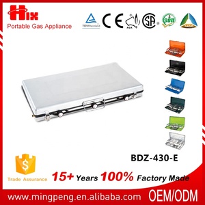 موقد غاز قابل للطي بشعلتين وشواية للشواء من HIX للتخييم في الهواء الطلق - Product Image 6