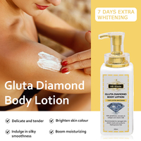 Coffret de Soin Corporel 5D Gluta: Savon Bio Éclaircissant, Sérum de Beauté Diamant et Lait Corporel Éclaircissant