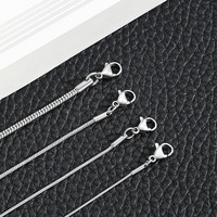 Pulseras De Acero Inoxidable Al Mayor Simple Minimaliste Bijoux DIY Mince Serpent Chaîne En Acier Inoxydable Plaqué Or Bracelet