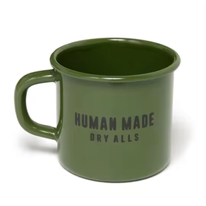 Logotipo verde impreso personalizado barato al por mayor taza de esmalte para Camping café viaje para Camitz cuarto y orgullo Texas cola Zyr - Product Image 5