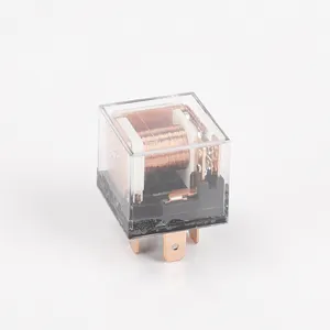 80A 12 Volt transparan 5 Pin KONTAK ganda relay otomatis