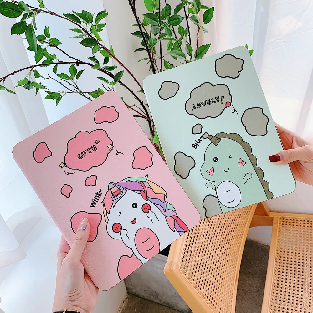 Hot Sale 2020 for Apple for iPad Pro Case 11" Cartoon Cute Leather Mini 4 5 Kids Protective Shockproof Tablet Covers 6 7 8 10.5"