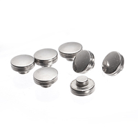Pointes de contact magnétique en tungstène/acier de haute précision pour usage industriel dans les avertisseurs sonores de voitures/motos, soudées en cuivre rouge