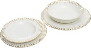 <span class=keywords><strong>Set</strong></span> di Stoviglie in Ceramica Moderno da 60-66 Pezzi / Servizio di <span class=keywords><strong>Piatti</strong></span> per <span class=keywords><strong>6</strong></span> <span class=keywords><strong>Persone</strong></span> con Finiture in Oro - Product Image 4